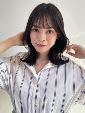 レビジュヘアー(LEVIJU HAIR) 春のイメチェン 外ハネミディ