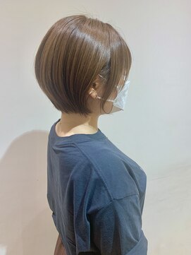 ビーハイブアヴェダ PARCO2店(BEHIVE AVEDA) [BEHIVE 高橋]２０代３０代４０代丸みショートボブ