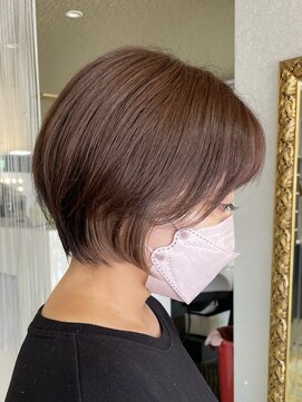 シャンプーボーイ 宮崎駅前店(SHAMPOO BOY) スッキリショート×イヤリングカラー(^^)