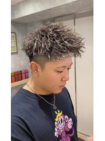 レイズ 名古屋(RAYS)&nbsp;ツイストスパイラルハイライトジェットモヒカンパーマ