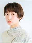 ショコラアッシュのマッシュショート