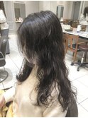 ペタッと直毛　ロングヘアの方におすすめパーマヘア