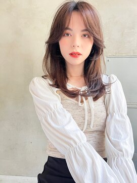 アルテ(ARTE) 【ARTE表参道/青山】顔まわりレイヤーセミロング×透明感