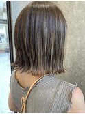【切りっぱなしボブ】