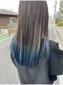 コバルトブルー/裾カラー/ウルトワトリートメント[千葉/千葉駅]
