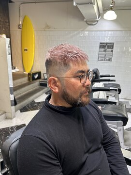 メリケンバーバーショップ フクオカ(MERICAN BARBERSHOP FUK) メンズカットマッシュパーマカルマパーマフェードツーブロック