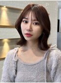 シースルーバングくびれボブ【肥田亜沙美】