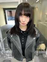 アリートウキョウ(ALLY TOKYO) 姫カットウルフカット黒髪姫ロングウルフカット姫ウルフ小顔効果