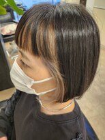 アミックス ヘアワークス 本店(AMIX hair works) パッツンスタイル&フレーミングカラー