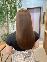 ナインスフロア(9NINTH FLOOR)&nbsp;ブリーチなしミルクティーベージュカラー髪質改善トリートメント