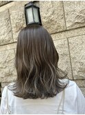 透明感カラー ブルージュ シークレットハイライト