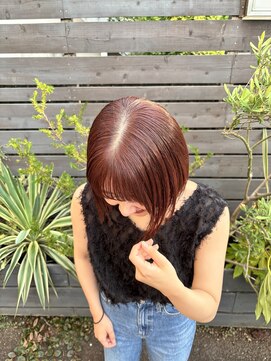 ルブランヘアギャラリー(Le blanc hair gallery) ボブ×暖色カラー