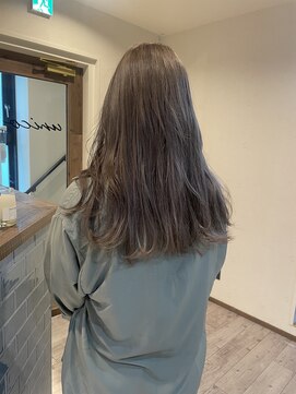 ユニコ(unico) オリーブグレージュ/グレージュ