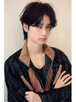 ココ 原宿(KOKO)&nbsp;□ニュアンスパーマフェザーパーマセンターパートダークアッシュ