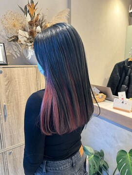 ミリィ 四日市(mily) インナーカラー×ケアブリーチアンブレラ@yaya