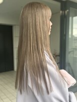 イロウ 天神大名店(IROW)&nbsp;ケアブリーチ　ハイトーン　髪質改善　ロングヘア【天神大名】