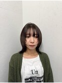 レイヤーウルフカット×ミディアム