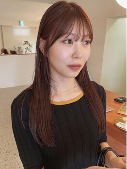 ヌンク(nunc)の写真/髪質改善効果でツヤ髪&しっとり感UP!クセを伸ばしながら毛先まで潤いのある美艶美ストレートへ導きます♪