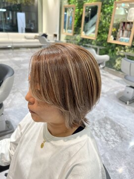 イメージア 町田店(IMAGE A) 白髪ぼかしハイライト＠20代30代40代50代
