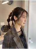 ヘアアレンジ【かじ】/ GiseL小倉@kaji_de_experiences