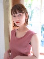 エーバイフー 江坂店(A BY WHO)&nbsp;A BY WHO/切りっぱなしボブ/透明感カラー