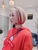 ルクール ヘアー プレジー(Le Coeur HAIR Plaisir)&nbsp;ホワイト×レッド