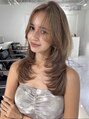 ヨロ 上野(YOLO)&nbsp;ミディアムレイヤーカット流れる動きが沢山出るスタイル