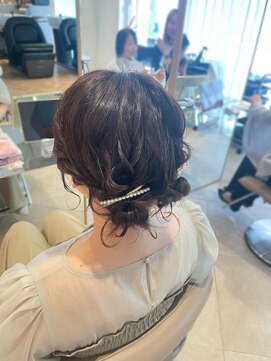 フーガヘアー 元住吉店(FUGA hair) ボブでもできる☆ふわふわツインアレンジ