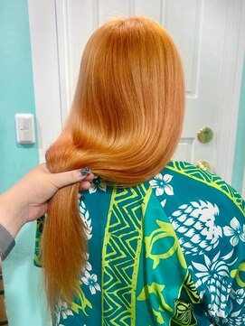 エターナルバイマティーナ(Eternal by MATINA) 【ワンブリーチ×オレンジカラー】池袋美容室