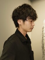 ネロ ヘアサロン 渋谷(NERO HAIR SALON)&nbsp;【 松井 隆人 】メンズ マッシュ シャドウパーマ 無造作