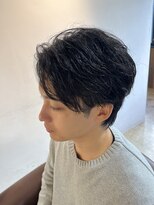 ビハインドザカーテン(BEHIND THE CURTAIN)&nbsp;メンズショート×くせ毛風ニュアンスパーマ