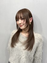 イヴ 原宿(I've)&nbsp;チョコレートブラウン×ハッシュカット【I.ve/原宿】fumika