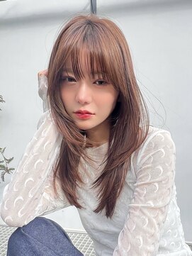 Liberte銀座 銀座レイヤーカット×チョコレートブラウン