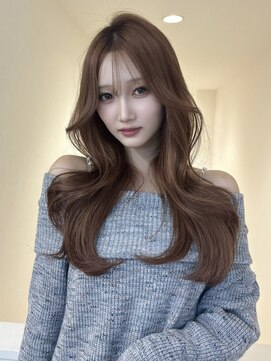 レイヤー/レイヤーカット/渋谷/ラベンダー/ブラウン/ニュアンス