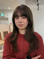 マルケ ドゥ マッシュ(MaruQuee de mashu)&nbsp;シャギー/バタフライカット/グレーブラウン/オリーブカラー