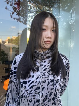 クプラ(Qpula) 顔周りレイヤー　地毛風カラーダークアッシュ