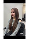 ブリーチなしダブルカラーxブラウンベージュ