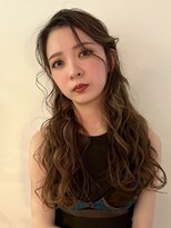サンデイズド(SUNDAZED)&nbsp;オリーブグリーン×髪質改善カラーロング