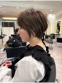 【絶壁解消】後頭部ふんわり丸みショート 小顔見え 【伊波】