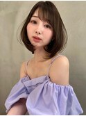 韓国ボブ/似合わせカット/小顔カット/ナチュラルボブ