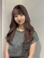 アクシス ナゴヤ(AXIS NAGOYA) 【なつミ】ミルクティーブロンド/ダークブルー/デジタルパーマ/
