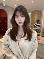 ジーナ 月島(Zina)&nbsp;髪質改善＊ミルクティーブロンドレイヤー＊美髪【Zina月島】