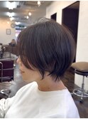 小顔ショートひし形ショート大人ショート丸みショート絶壁解消
