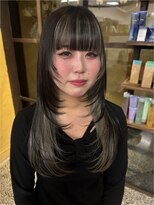 ゼロヘアー ガーデン(zero hair GARDEN)&nbsp;顔周りレイヤー×フェイスフレーミング
