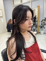 トリコ トウキョウ アヴェダ 表参道店(tricot TOKYO AVEDA)&nbsp;ロングレイヤー/顔まわりレイヤー/レイヤーカット/ウェーブヘア