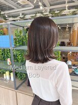 サロン(SALON)&nbsp;朝のセットが楽になる！ミディアムレイヤー　～Akari～