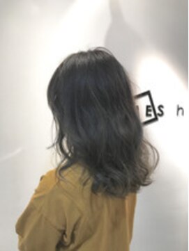 フレイムスヘアデザイン(FRAMES hair design) 【外国人風カラー】バレイヤージュ×ハイグレージュ