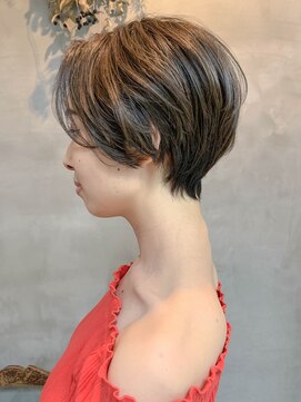 テトヘアー(teto hair) short (大人ショート、ハンサムショート、ダークグレー)