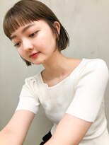 ミィ 表参道(mee.)&nbsp;【mee.】 ココアブラウン前髪カタログ