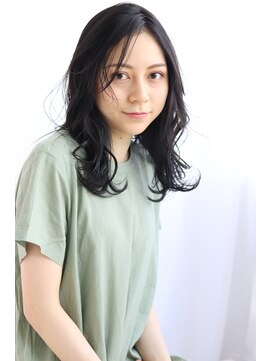 アルベロ(albero) 【黒髪】エアリーミディ